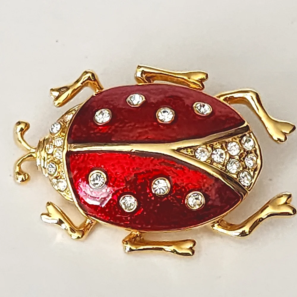 Enamel Insect Pin Brooch